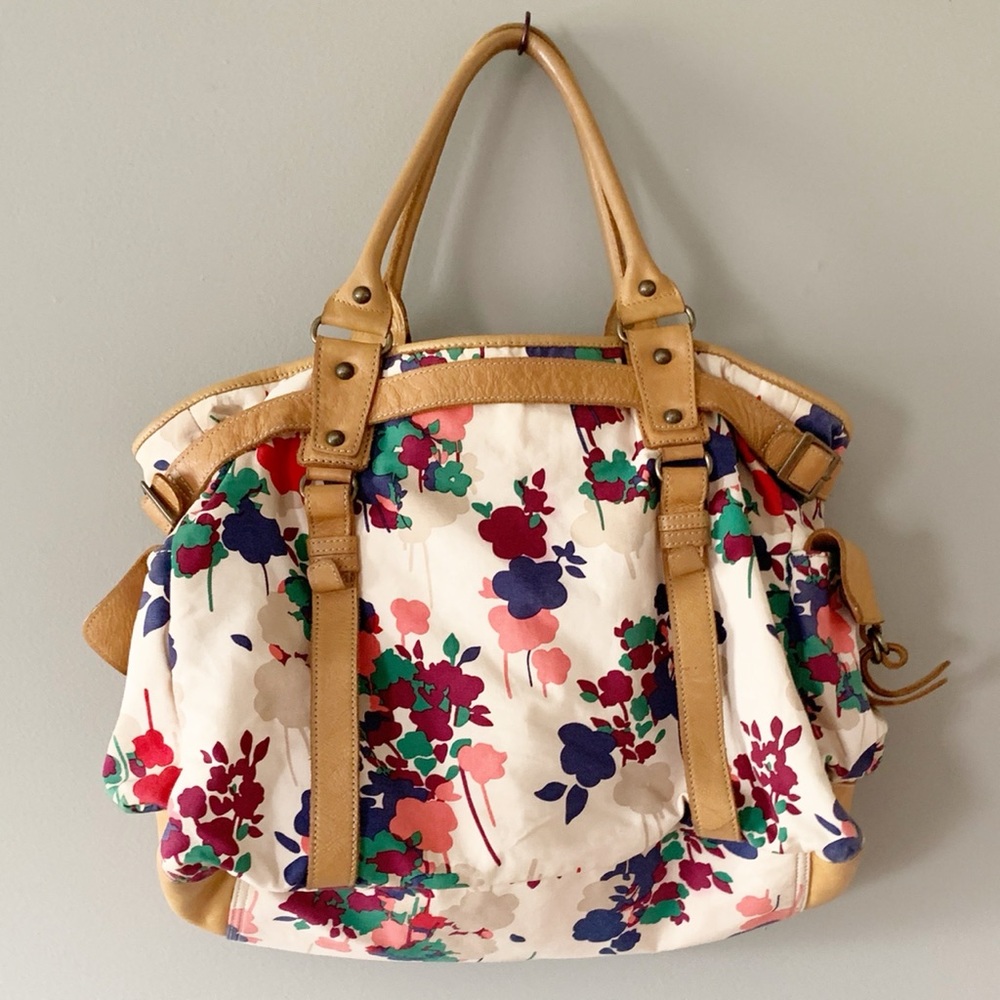 Anthropologie Thursday Island  Floral Handbag Bag
